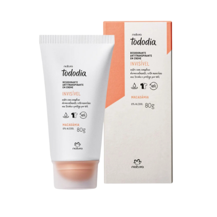 Desodorante Antitranspirante em Creme Tododia Macadâmia 80g