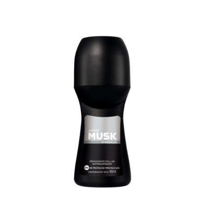 Musk Mineralis Desodorante Antitranspirante Roll-On