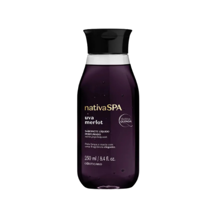 Sabonete Líquido Perfumado Nativa Spa Uva Merlot 250ml