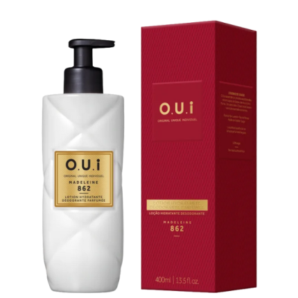 O.U.i Loção Hidratante Desodorante Corporal Madeleine 862 400ml