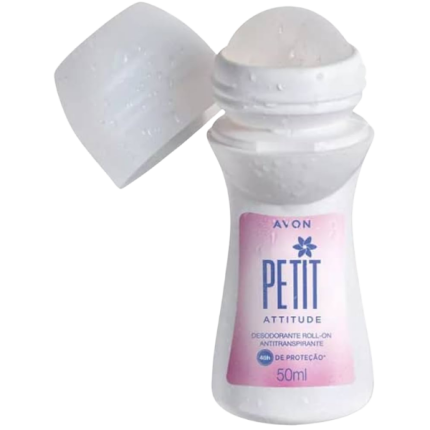 Desodorante rollon petit attitude avon 48 horas de proteção