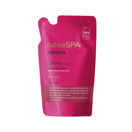 Refil do hidratante corporal ameixa tradicional 400ml o Boticário