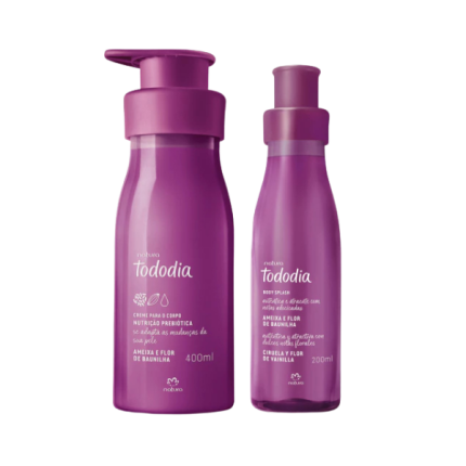 Kit Creme Nutritivo e Body Splash Tododia Ameixa e Flor de Baunilha (2 produtos)
